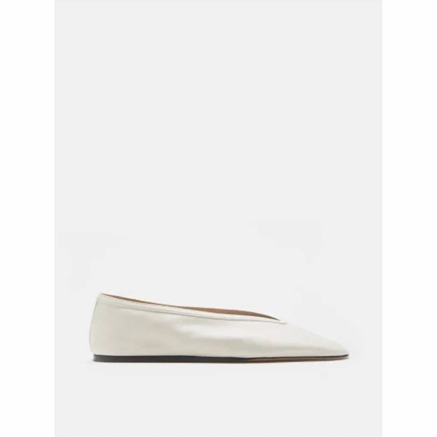 New Le Monde Bryl Women's Luna Leather Slipper In Ivory